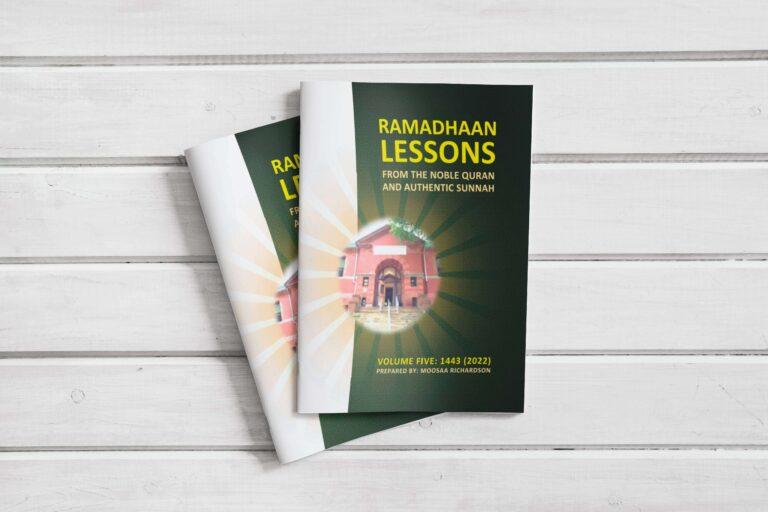 What the inmates can expect with this year’s Ramadhaan Workbook